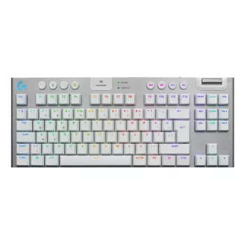 Logitech G G915 X LIGHTSPEED tastatūra spēlēm USB RF bezvadu Bluetooth QWERTY US International balta