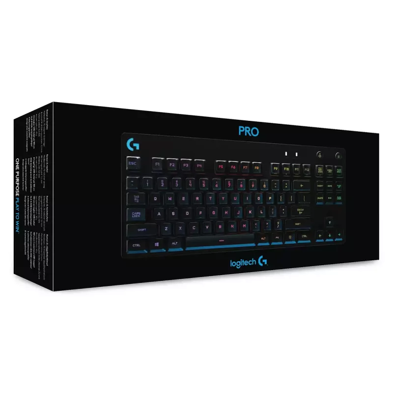 Mehāniskā spēļu tastatūra Logitech G G PRO Tenkeyless RGB LED
