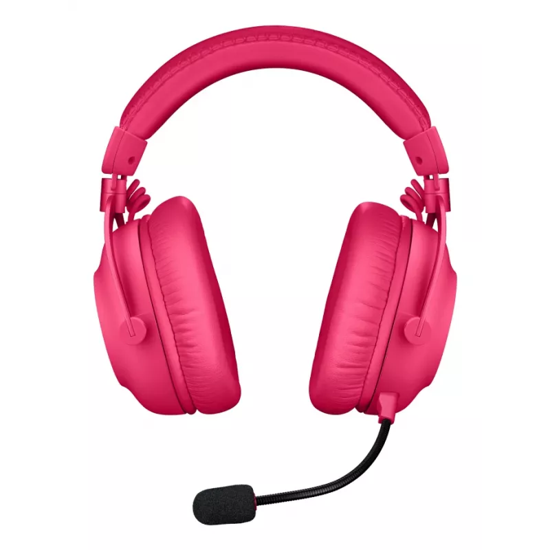 LOGITECH Pro X 2 Lightspeed bezvadu spēļu austiņas - rozā