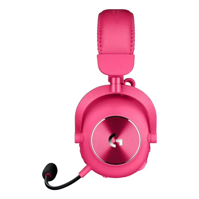 LOGITECH Pro X 2 Lightspeed bezvadu spēļu austiņas - rozā