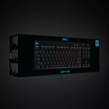 LOGITECH G PRO mehāniskā spēļu tastatūra melna Qwertzu vācu