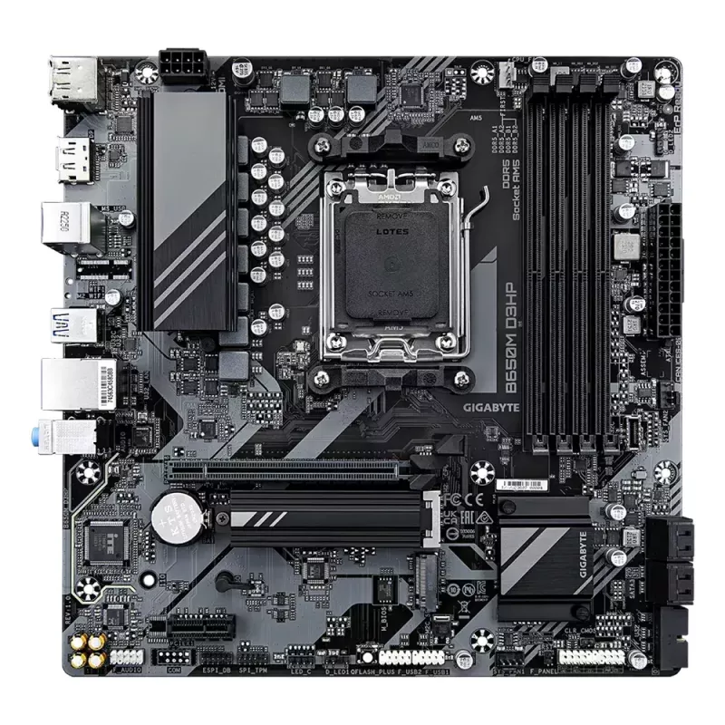 Mātesplate GIGABYTE B650M D3HP, AMD AM5, Micro ATX