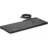 HP 405 daudzaparatūras fona apgaismojuma vadu tastatūra, pilna izmēra (100%), vadu, USB, membrānas, QWERTY, melna