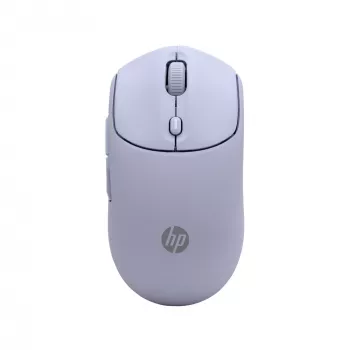 HP 400 Quiet Purple Wireless Mouse, Ambidextrous, RF Wireless + Bluetooth, 6000 DPI, Purple