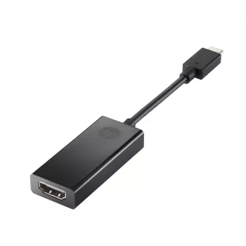 HP USB-C uz HDMI 2.0, melns, platums 111,2 mm, dziļums 44,2 mm, augstums 17,1 mm