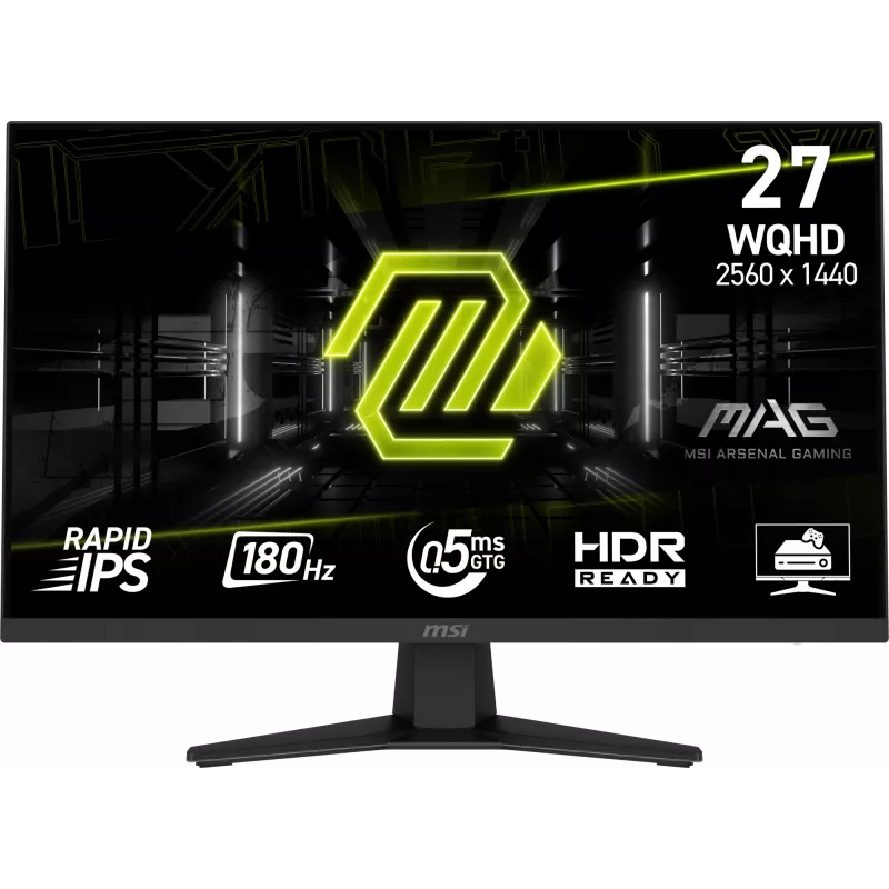 MSI MAG 274QF datora monitors 68.6 cm (27 collas) 2560 x 1440 pikseļi Wide Quad HD LCD Melns