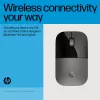 HP Z3700 Dual Silver Mouse, ambidextrisks, RF bezvadu + Bluetooth, sudraba