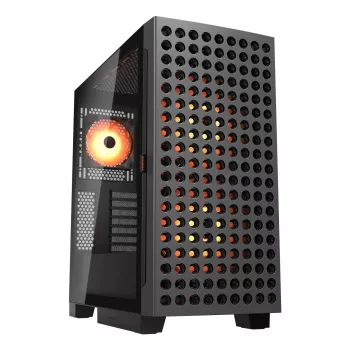 COUGAR Midi Tower korpuss, Airface ECO, ARGB, Melns