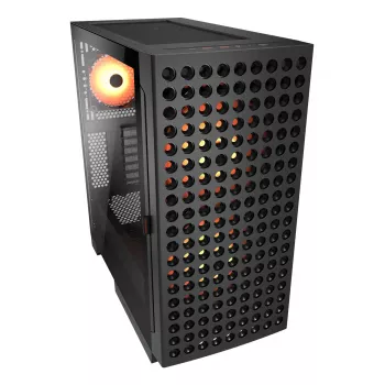 COUGAR Midi Tower korpuss, Airface ECO, ARGB, Melns