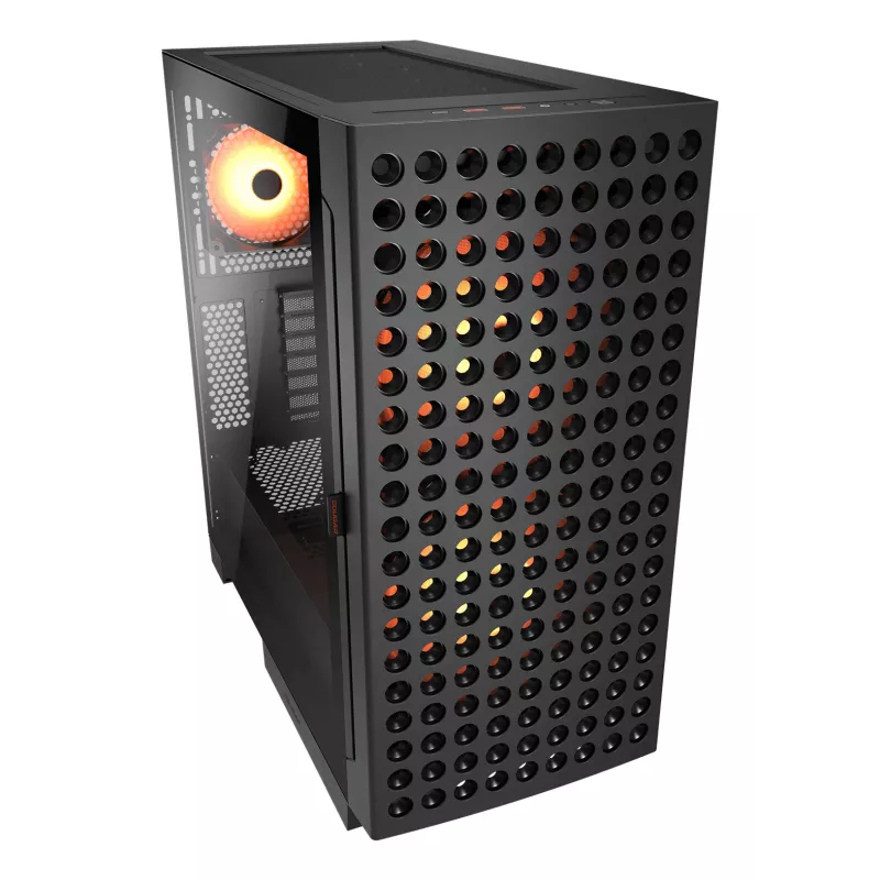 COUGAR Midi Tower korpuss, Airface ECO, ARGB, Melns