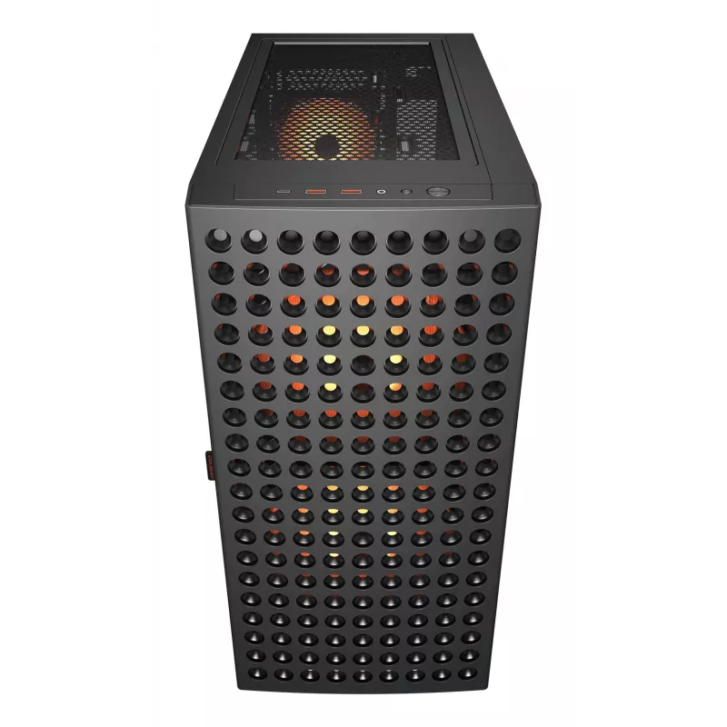 COUGAR Midi Tower korpuss, Airface ECO, ARGB, Melns