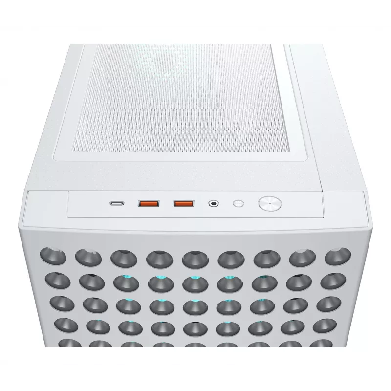 COUGAR Midi Tower korpuss, Airface ECO, ARGB, Balts