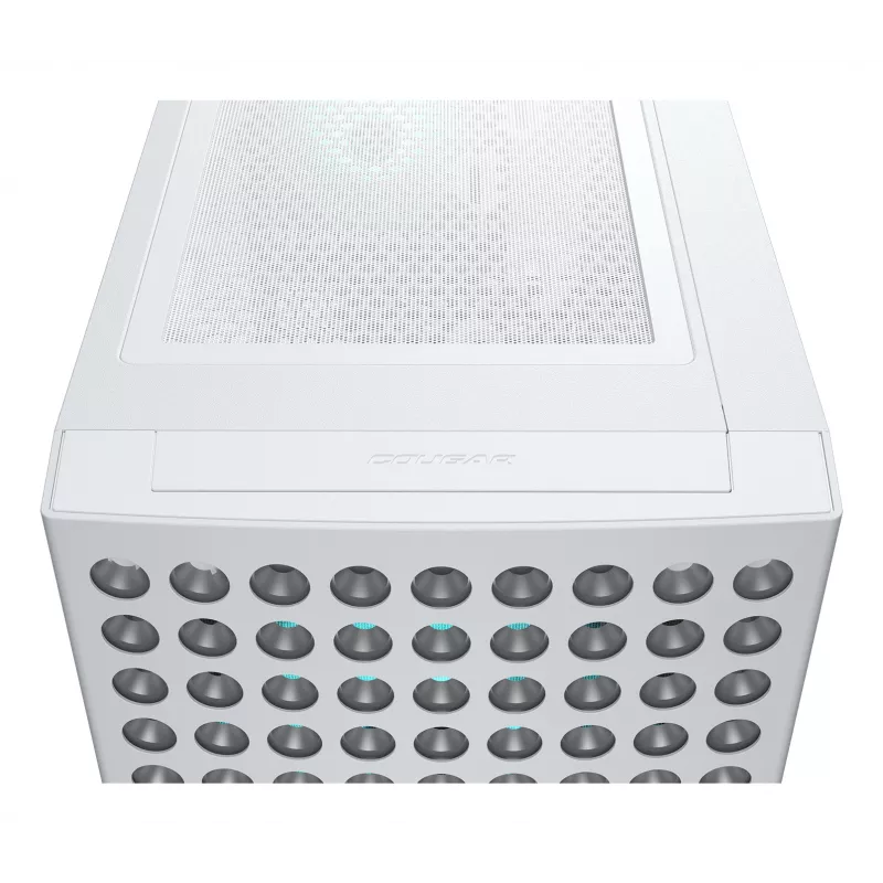 COUGAR Midi Tower korpuss, Airface ECO, ARGB, Balts