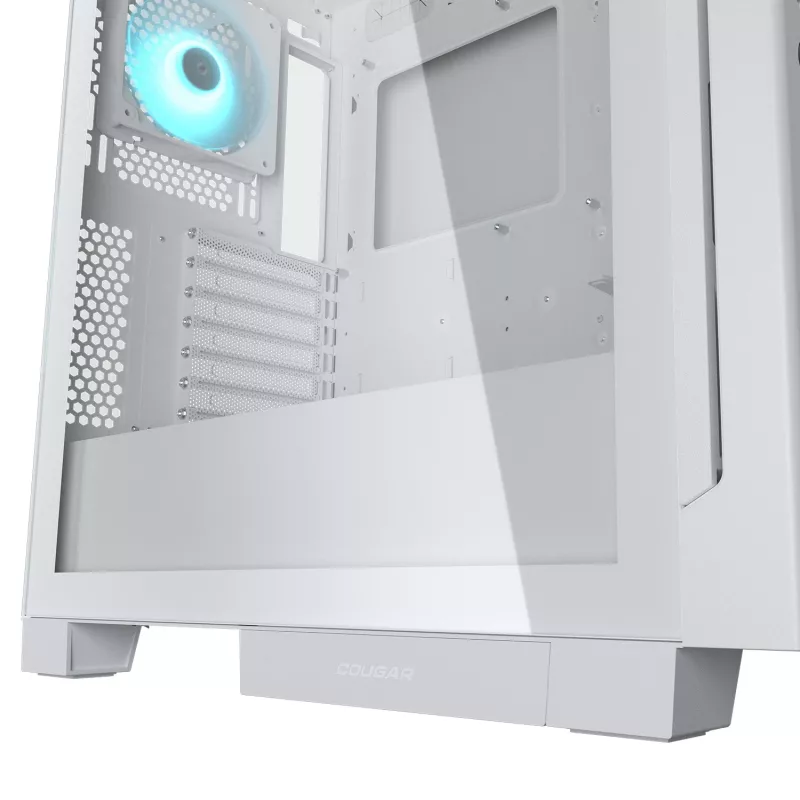 COUGAR Midi Tower korpuss, Airface ECO, ARGB, Balts