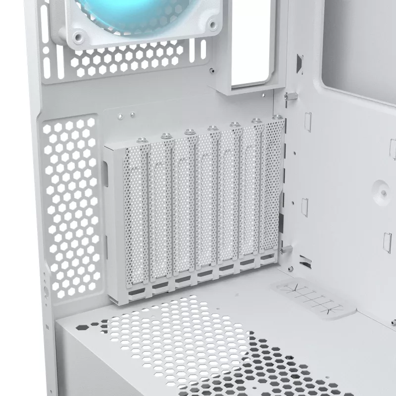 COUGAR Midi Tower korpuss, Airface ECO, ARGB, Balts