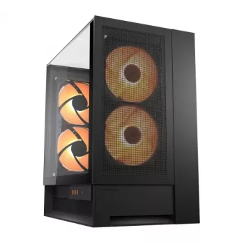 COUGAR Midi Tower korpuss OmnyX, ARGB, Melns