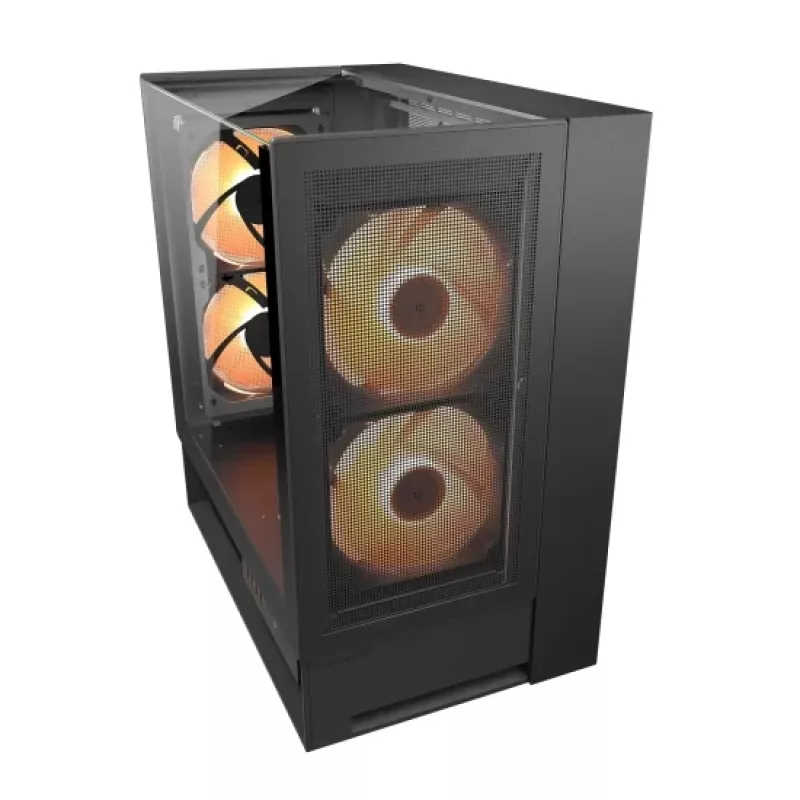 COUGAR Midi Tower korpuss OmnyX, ARGB, Melns