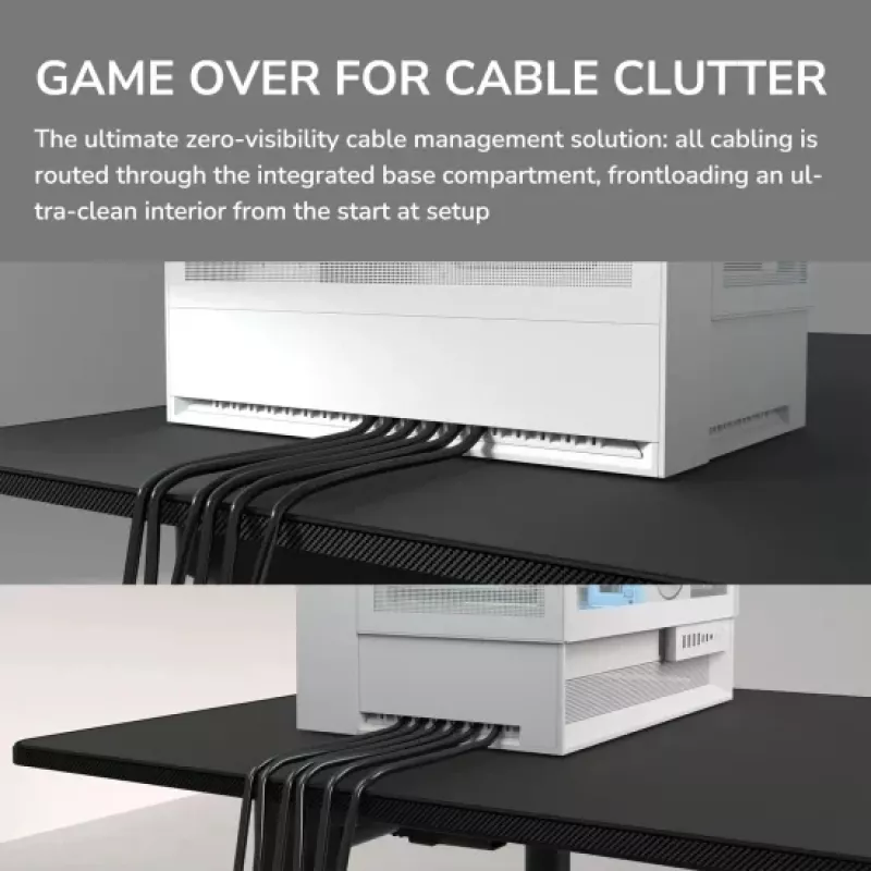COUGAR Midi Tower korpuss OmnyX, ARGB, Melns