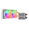 COUGAR CPU ūdens dzesēšana Poseidon Ultra 240, ARGB, Balts, Viss-vienā šķidruma dzesētājs, 12 cm, 500 RPM, 2200 RPM, Balts