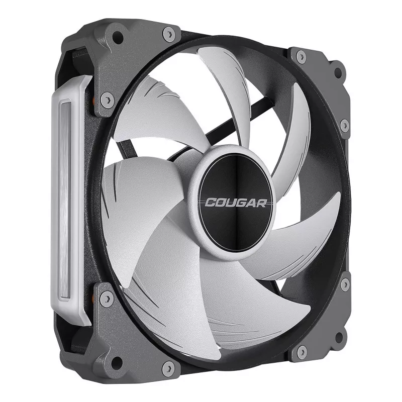 COUGAR Case Ventilators Apolar 120 ARGB, Melns, Ventilators, 12 cm, Melns