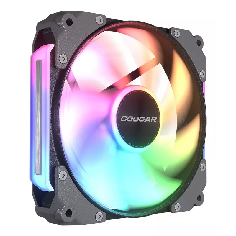 COUGAR Case Fan Apolar 120 ARGB, Melns (3 iepakojumā)