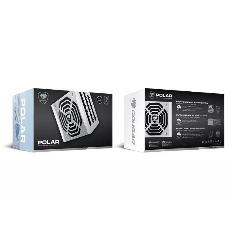 COUGAR Polar 1200W strāvas bloks ATX3.1 / 80 Plus Platinum / Modulārs