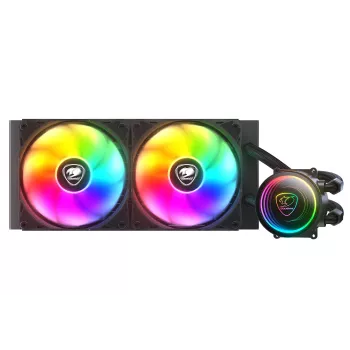 Viss vienā šķidruma dzesētājs COUGAR Gaming Poseidon Elite ARGB 240 Melns Maksimālais gaisa spiediens 2.4 mmH2O