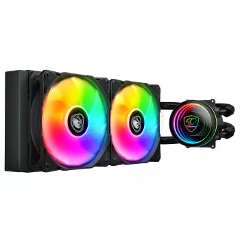 Viss vienā šķidruma dzesētājs COUGAR Gaming Poseidon Elite ARGB 240 Melns Maksimālais gaisa spiediens 2.4 mmH2O