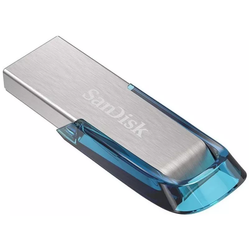 WESTERN DIGITAL SanDisk Ultra Flair - 128GB USB zibatmiņa - USB 3.0 - Zila