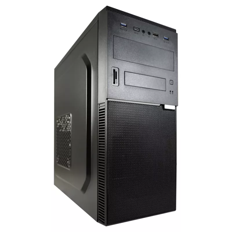 PC korpuss LC-Power LC-7041B-ON Midi Tower Melns