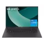 LG Gram 16ZB90RU Intel® Core™ i5 i5-1334U klēpjdators 40,6 cm (16 collas) WQXGA 16 GB LPDDR4x-SDRAM 512 GB SSD Wi-Fi 6E (802.11ax) Windows 11 Pro vācu Melns