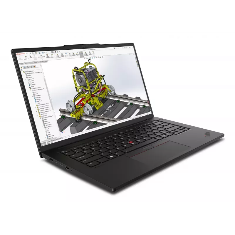 Lenovo ThinkPad P14s Gen 6 (Intel) Intel Core Ultra 7 255H mobilā darbstacija 36,8 cm (14,5 collas) skārienekrāns WUXGA 32 GB DDR5-SDRAM 1 TB SSD NVIDIA RTX PRO 500 Blackwell Wi-Fi 7 (802.11be) Windows 11 Pro vācu valoda melns