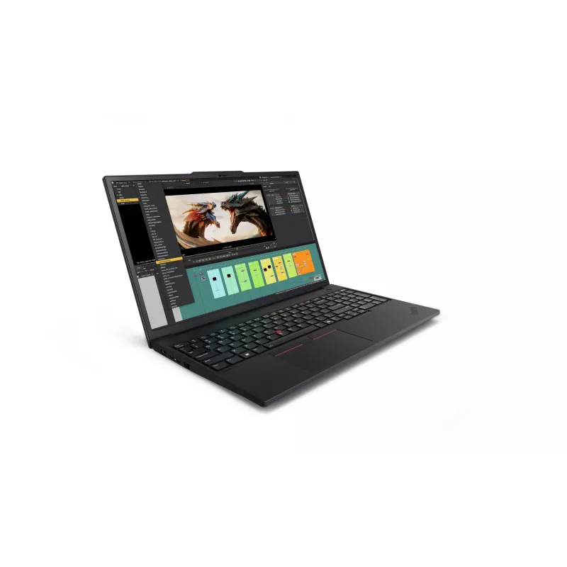 Lenovo ThinkPad P16v Gen 3 (Intel) Intel Core Ultra 7 255H Mobilā darbstacija 40,6 cm (16 collas) WUXGA 32 GB DDR5-SDRAM 1 TB SSD NVIDIA RTX PRO 500 Blackwell Wi-Fi 7 (802.11be) Windows 11 Pro Vācu Melna