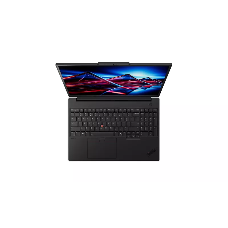 Lenovo ThinkPad P16v Gen 3 (Intel) Intel Core Ultra 9 285H Mobilā darbstacija 40,6 cm (16 collas) WUXGA 64 GB DDR5-SDRAM 1 TB SSD NVIDIA RTX PRO 2000 Blackwell Wi-Fi 7 (802.11be) Windows 11 Pro Vācu Melns