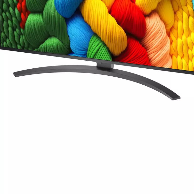 TV LG 43NANO81A6A 43 collu NanoCell 4K (3840x2160), Direct-LED, webOS, HDR, HDMI 2.1, Wi‑Fi, Bluetooth