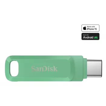 WESTERN DIGITAL SanDisk Ultra Dual Drive Go - 512 GB USB zibatmiņa - USB-C / USB-A - zaļa