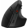 HP 920 ergonomiska bezvadu pele, labā roka, vertikāls dizains, Bluetooth + USB Type-A, 4000 DPI, melna