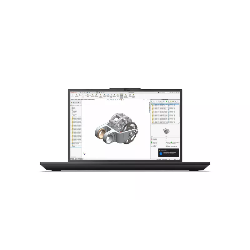 Lenovo ThinkPad P16v Gen 3 (Intel) Intel Core Ultra 7 255H Mobilā darbstacija 40,6 cm (16 collu) WUXGA 32 GB DDR5-SDRAM 1 TB SSD NVIDIA RTX PRO 2000 Blackwell Wi-Fi 7 (802.11be) Windows 11 Pro Melna