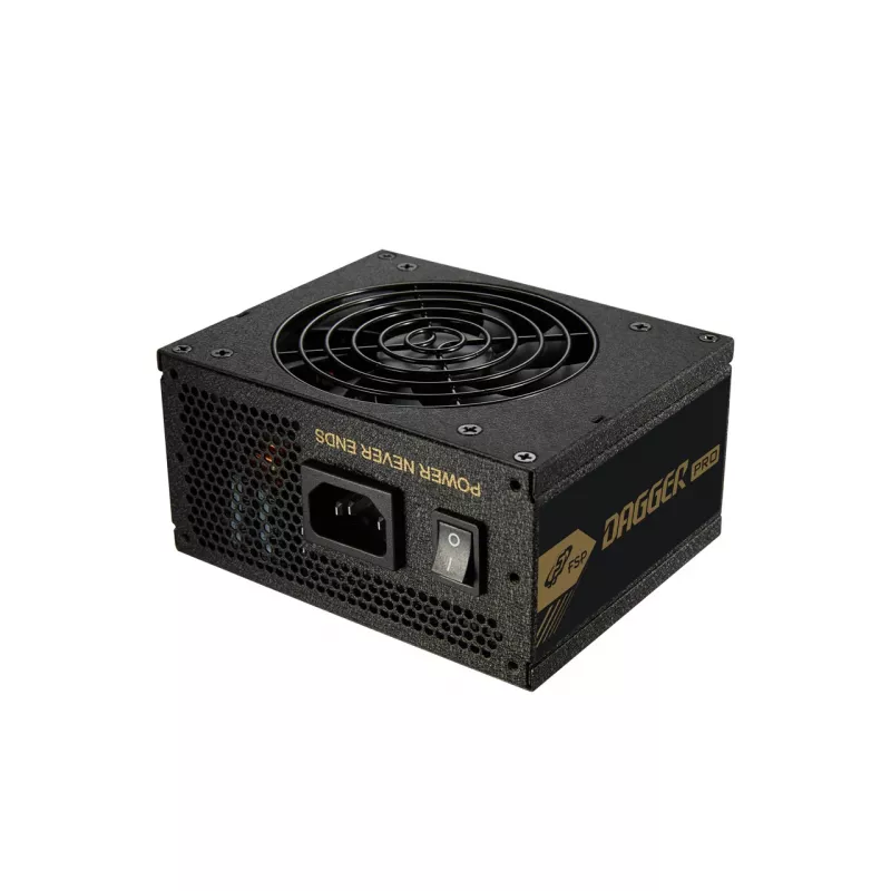 FSP DAGGER PRO 850W barošanas bloks SFX SFX3.3 Melns, 850 W, 100 - 240 V, 50/60 Hz, 12-6 A, Aktīva, 120 W