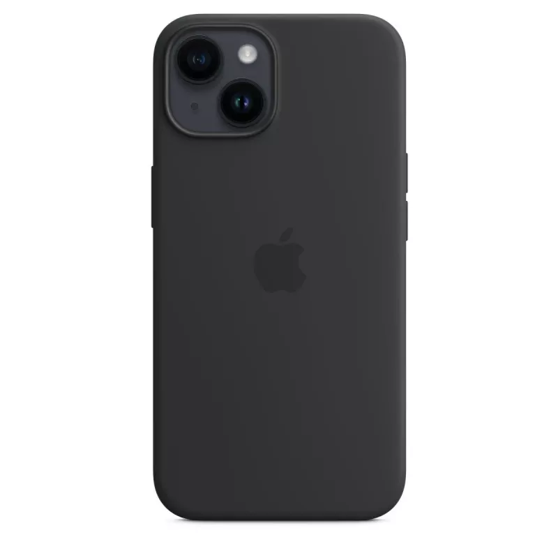 Cover Apple iPhone 14 Silikona maciņš ar MagSafe Midnight