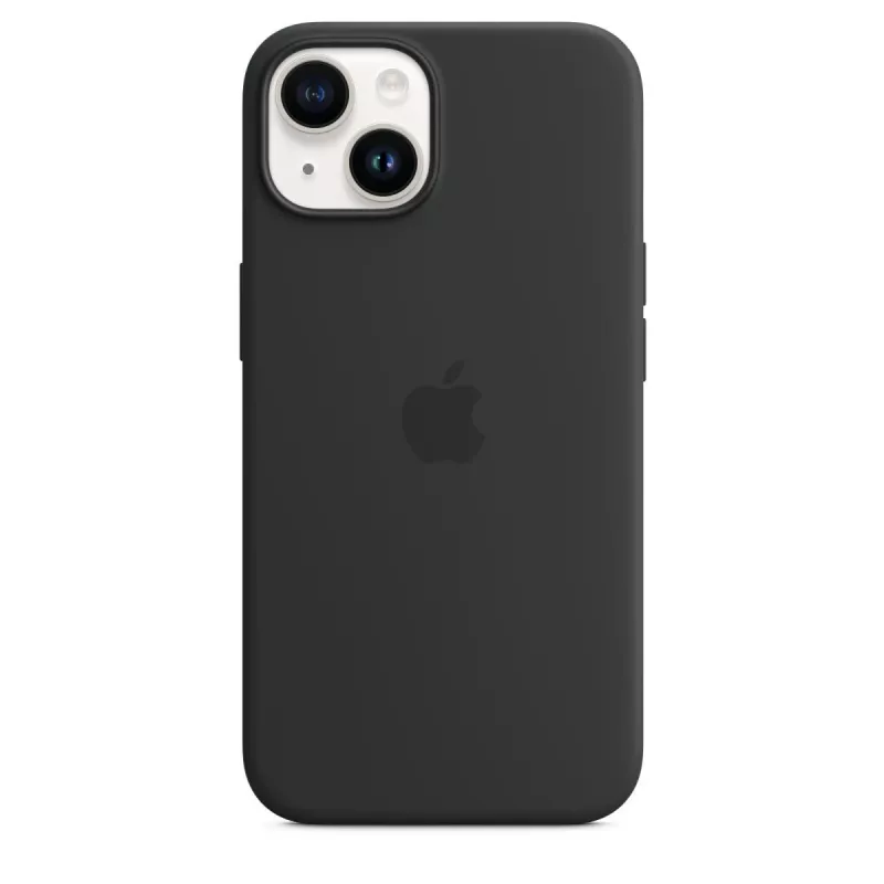 Cover Apple iPhone 14 Silikona maciņš ar MagSafe Midnight