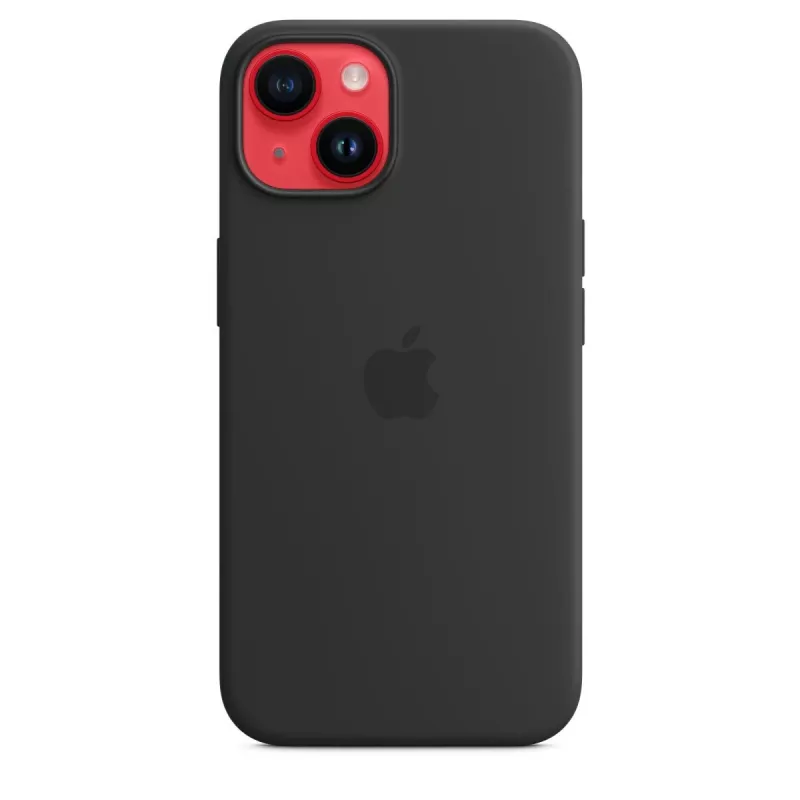 Cover Apple iPhone 14 Silikona maciņš ar MagSafe Midnight