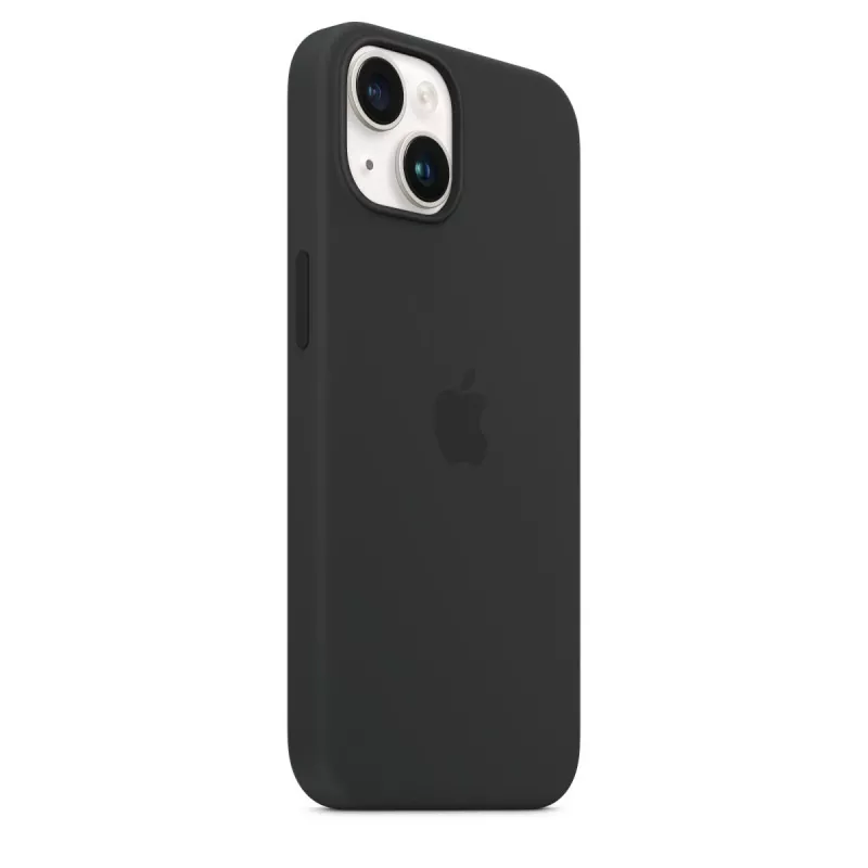 Cover Apple iPhone 14 Silikona maciņš ar MagSafe Midnight