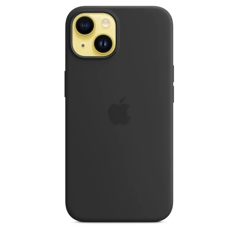 Cover Apple iPhone 14 Silikona maciņš ar MagSafe Midnight