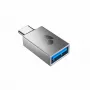 CHERRY 61710036 kabeļa dzimuma pārveidotājs USB-A USB-C Sudrabs