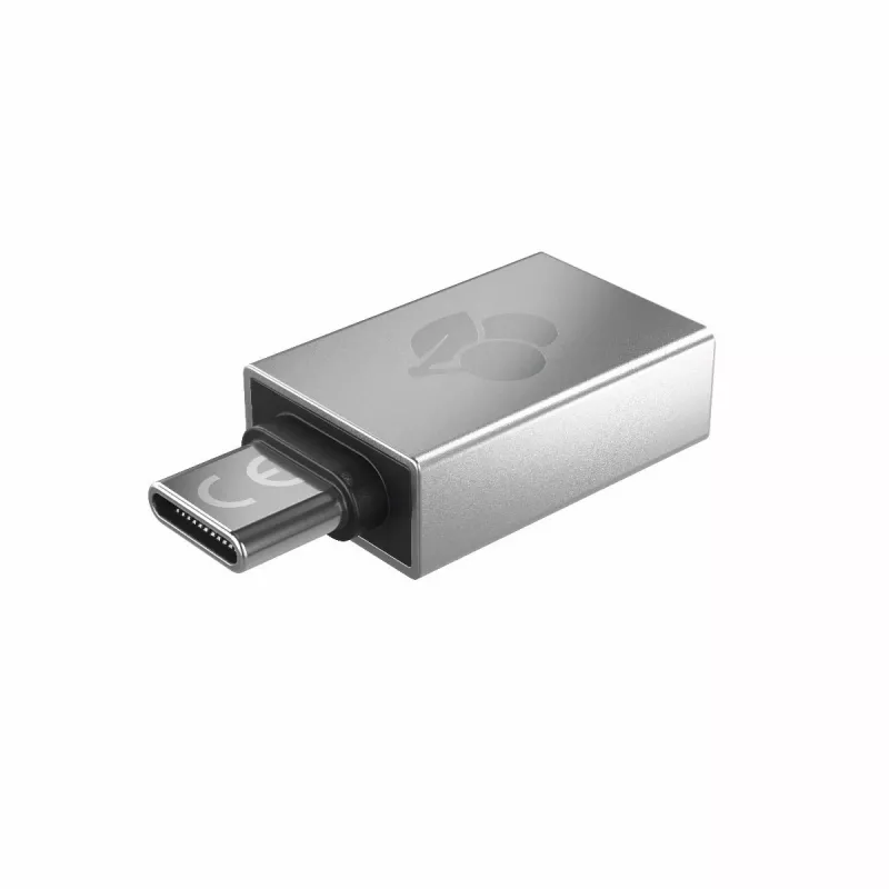 CHERRY 61710036 kabeļa dzimuma pārveidotājs USB-A USB-C Sudrabs