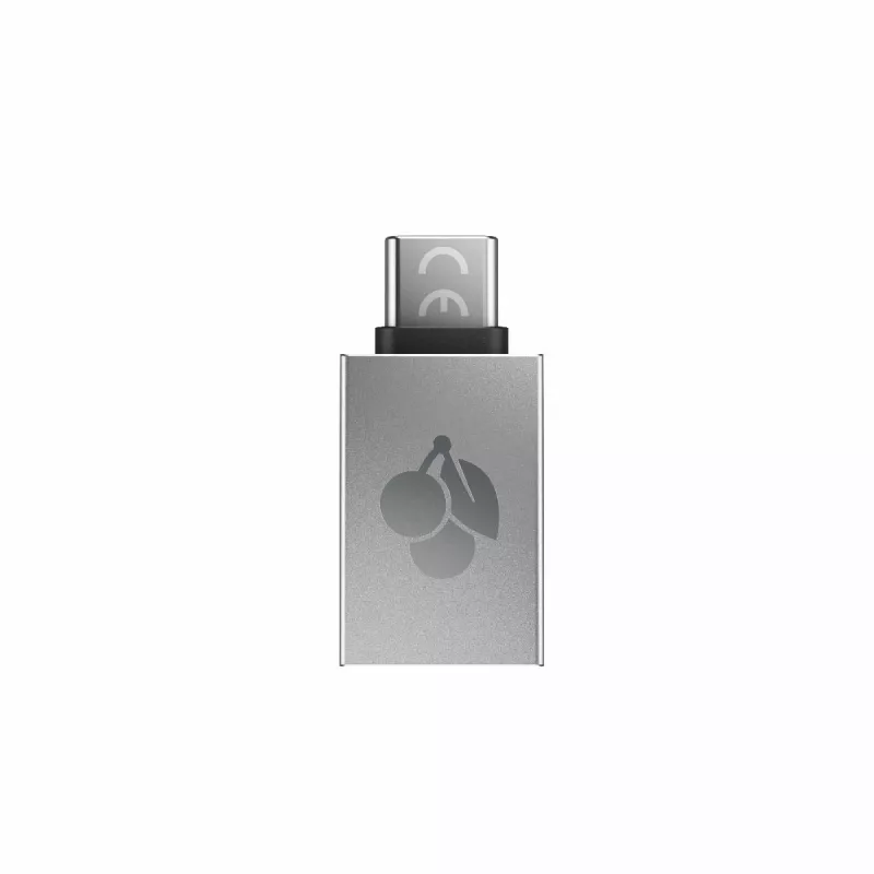 CHERRY 61710036 kabeļa dzimuma pārveidotājs USB-A USB-C Sudrabs
