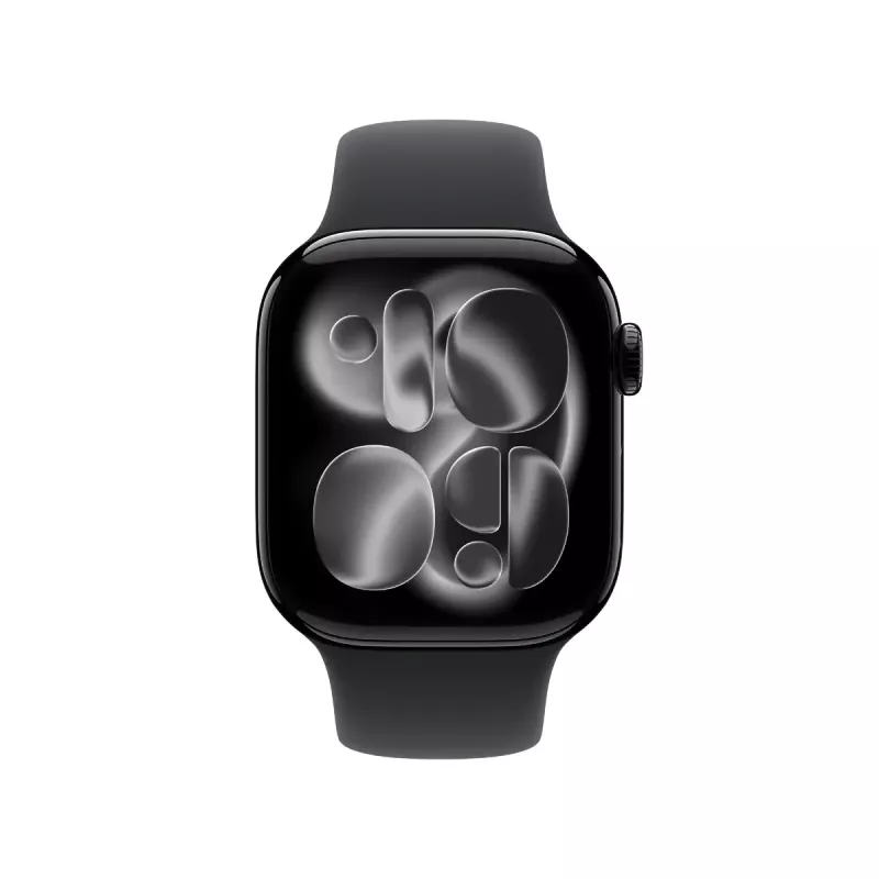 Viedpulkstenis Apple Watch Series 11 GPS + Cellular 42mm Jet Black Aluminium Case ar Black Sport Band - M/L