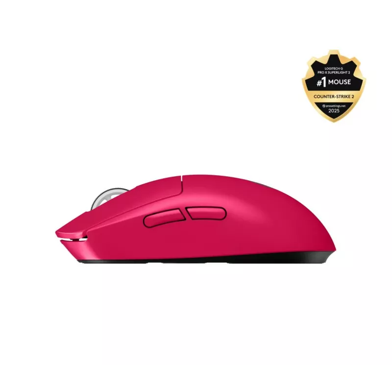 LOGITECH G Pro X Superlight 2 Lightspeed Gaming Mouse Magenta 2.4GHz