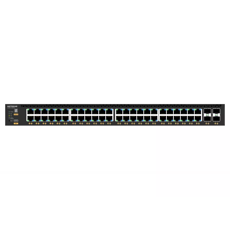 NETGEAR M4350-48G4XF Pārvaldāms L3 Gigabit Ethernet (10/100/1000) Power over Ethernet (PoE) 1U Melns